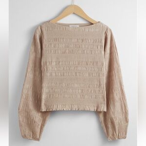 Elegant Smocked Blouse